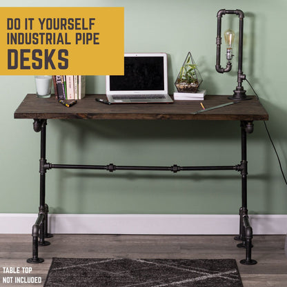 M Design Desk By PIPE DECOR by PIPE DECOR