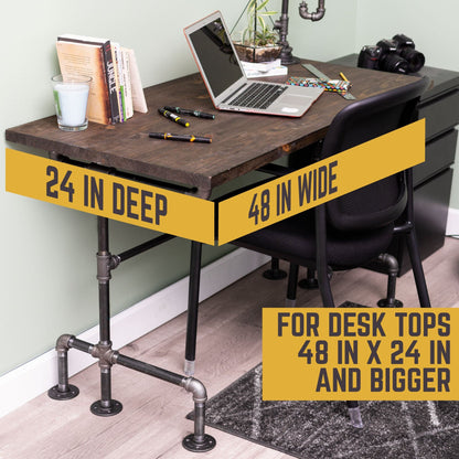 M Design Desk By PIPE DECOR by PIPE DECOR