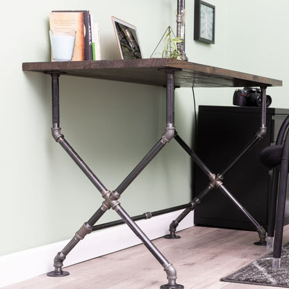 X Desk By PIPE DECOR by PIPE DECOR