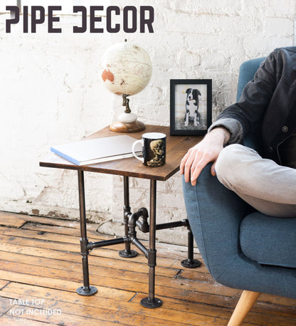 Underpass End Table By PIPE DECOR by PIPE DECOR