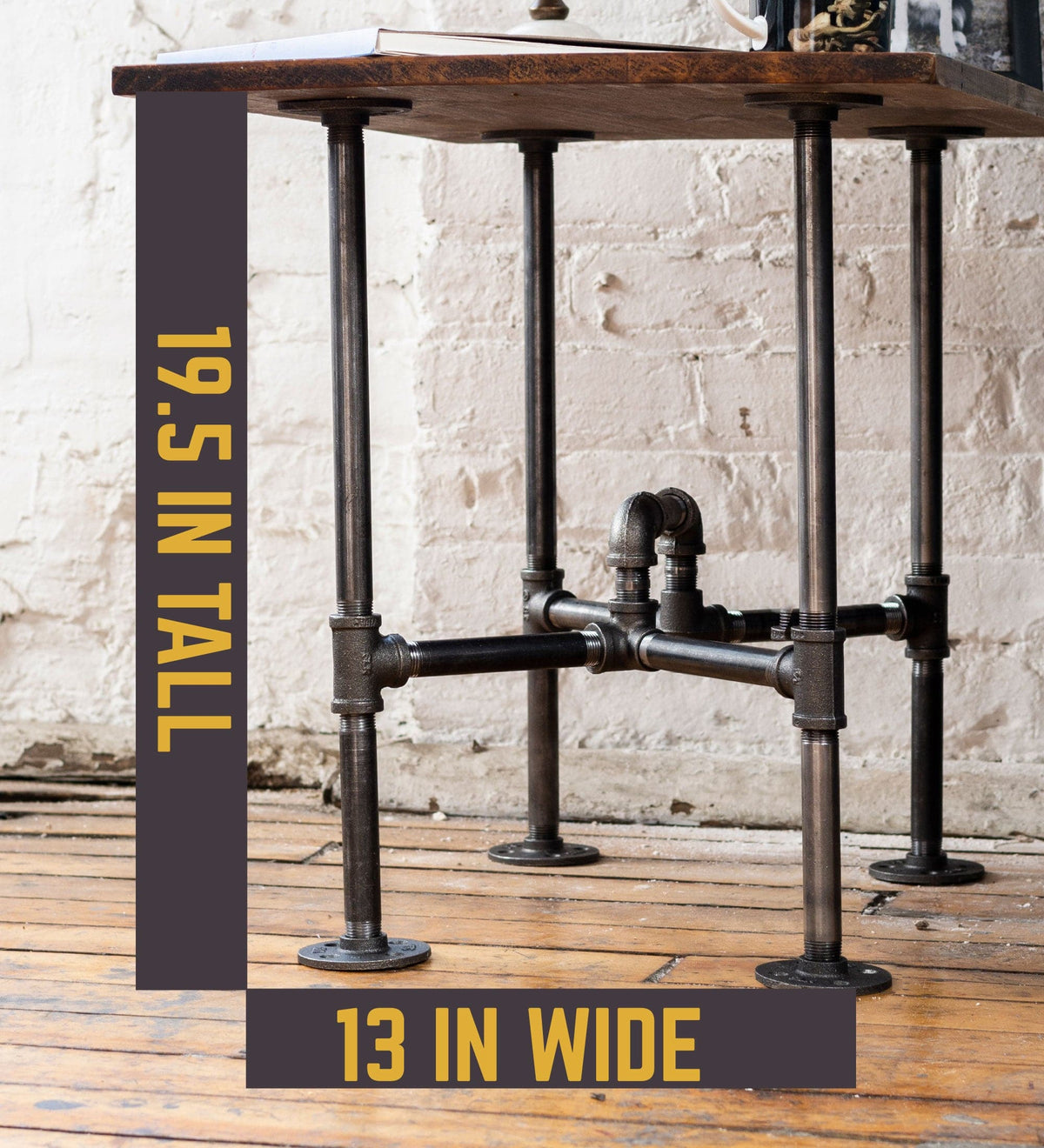 Underpass End Table By PIPE DECOR by PIPE DECOR