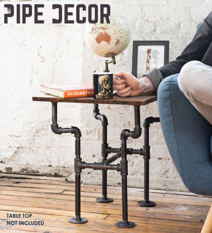 Streetlights End Table By PIPE DECOR by PIPE DECOR