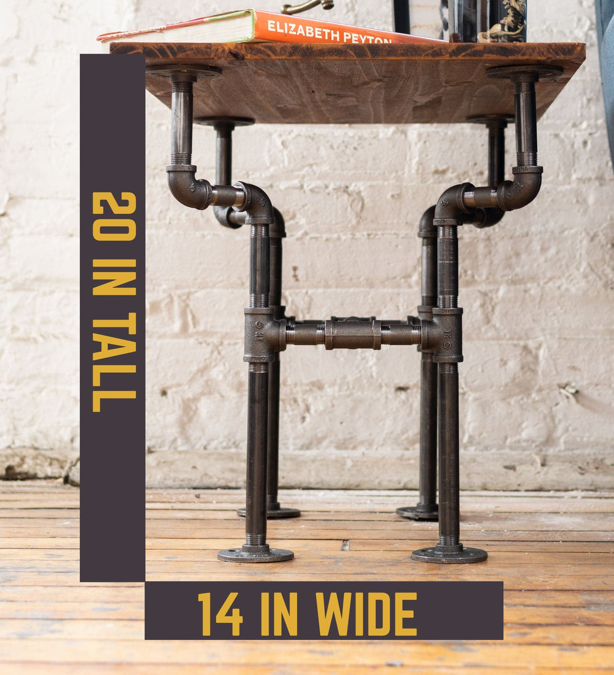 Streetlights End Table By PIPE DECOR by PIPE DECOR