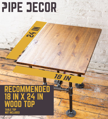Streetlights End Table By PIPE DECOR by PIPE DECOR