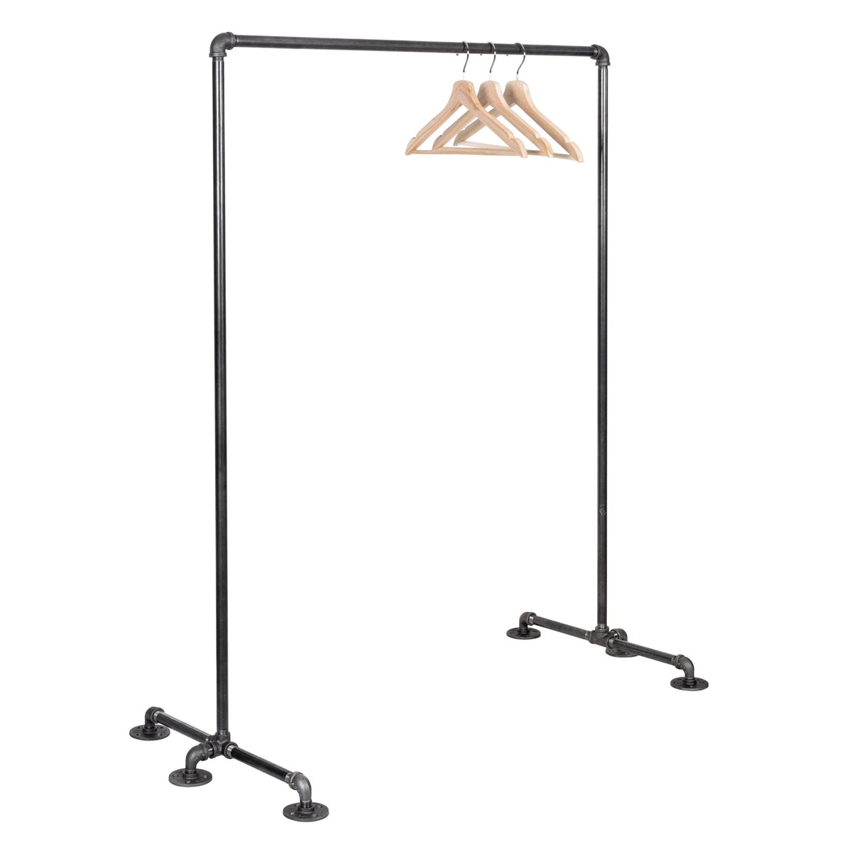 Freestanding Clothing Rack By PIPE DECOR by PIPE DECOR