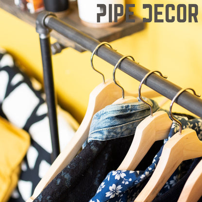 Freestanding Clothing Rack By PIPE DECOR by PIPE DECOR