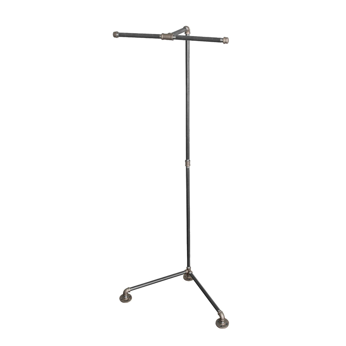 Freestanding Tee-Style Pipe Clothing Rack by PIPE DECOR