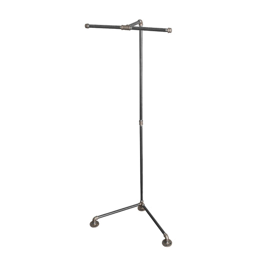 Freestanding Tee-Style Pipe Clothing Rack by PIPE DECOR
