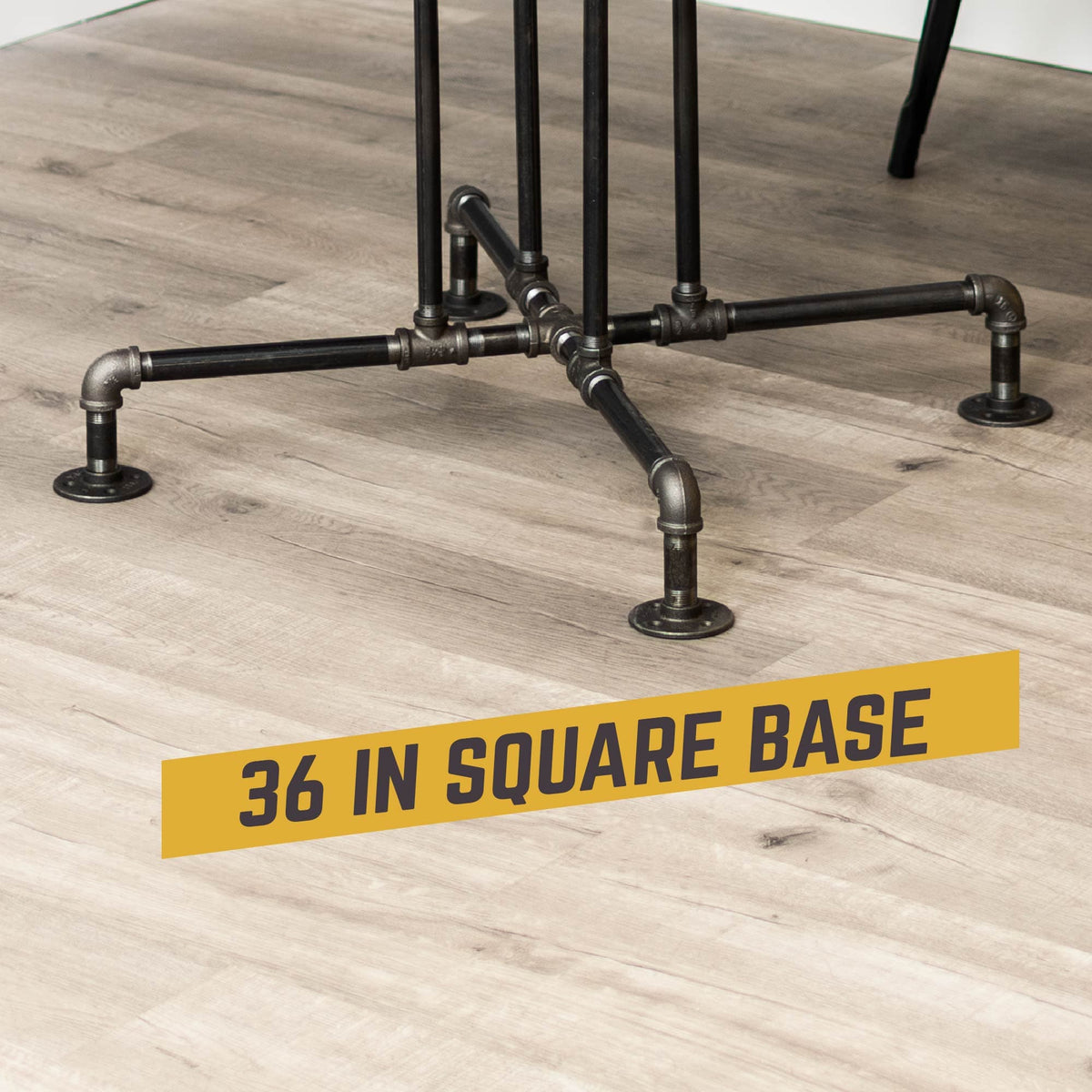 Blackjack Kitchen Table By PIPE DECOR by PIPE DECOR