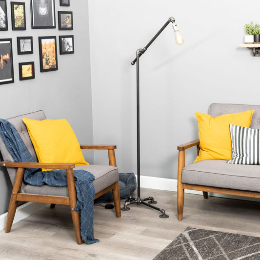 Telescope Floor Lamp By PIPE DECOR by PIPE DECOR