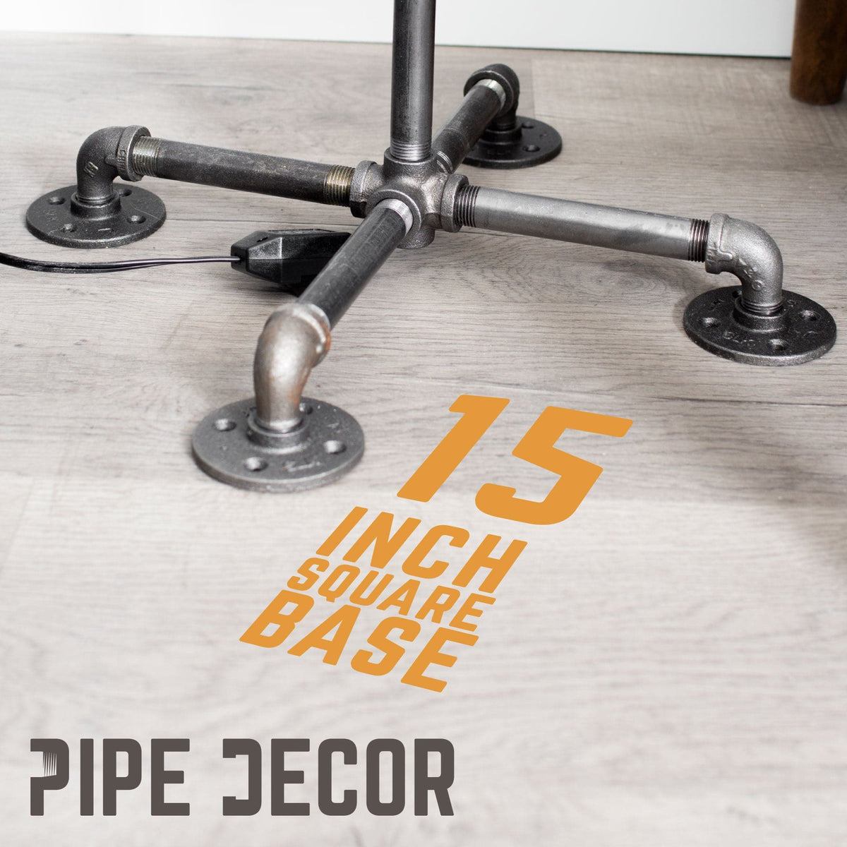 Torch Floor Lamp By PIPE DÉCOR by PIPE DECOR