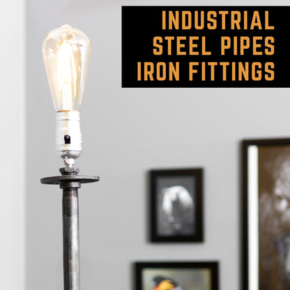 Torch Floor Lamp By PIPE DÉCOR by PIPE DECOR