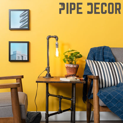 Reader Table Lamp By PIPE DECOR by PIPE DECOR