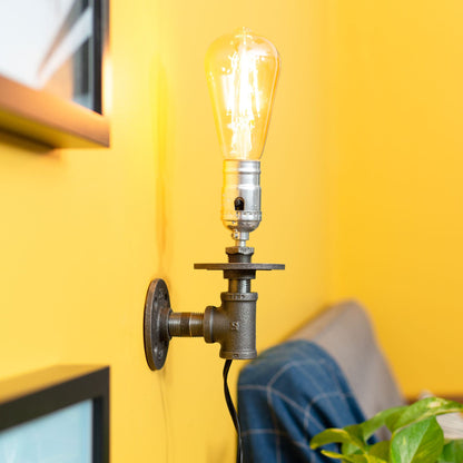 Wall Sconce By PIPE DECOR by PIPE DECOR