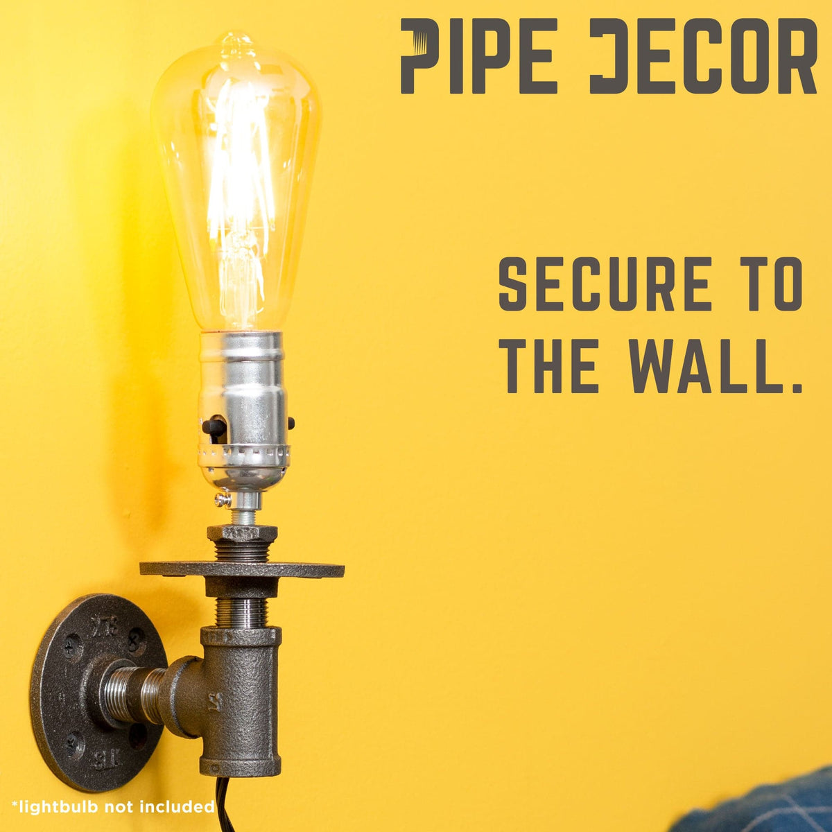 Wall Sconce By PIPE DECOR by PIPE DECOR