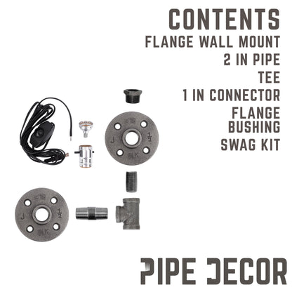 Wall Sconce By PIPE DECOR by PIPE DECOR