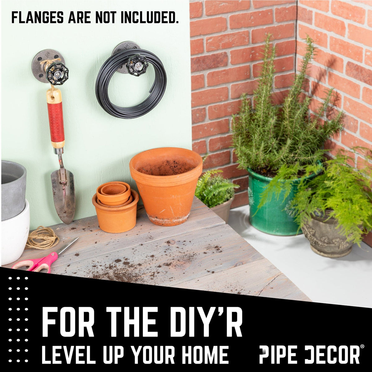 Black Industrial Spigot Handle (2-Pack) by PIPE DECOR