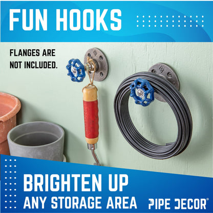 Blue Industrial Spigot Handle (2-Pack) by PIPE DECOR