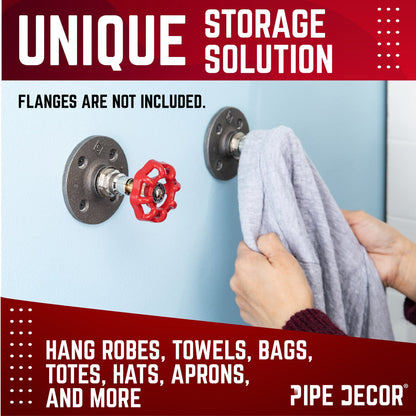 Red Industrial Spigot Handle (2-Pack) by PIPE DECOR