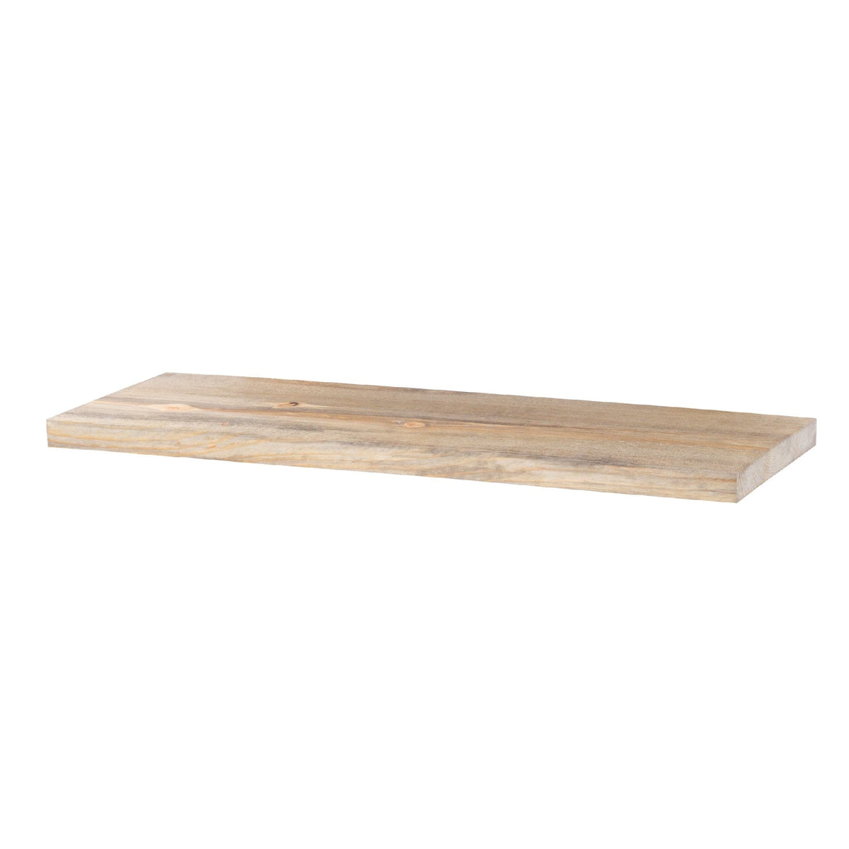 RESTORE Driftwood Tan 24 in. Wood Shelf (Wood Only) by PIPE DECOR