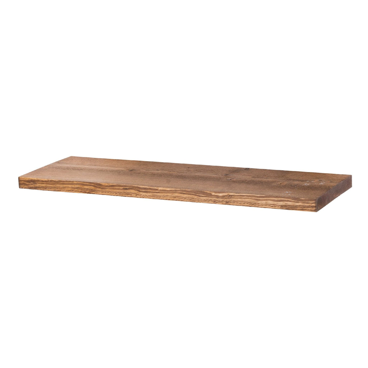 RESTORE Autumn Brown 24 in. Wood Shelf (Wood Only) by PIPE DECOR