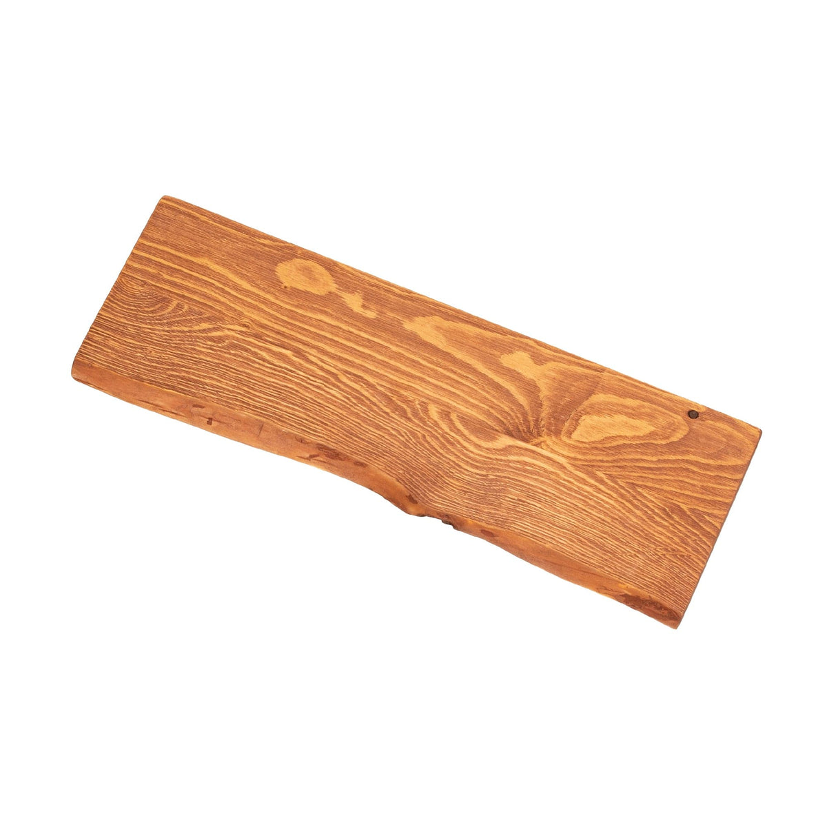 RESTORE Sunset Cedar 24 in. Live Edge Wood Shelf (Wood Only) by PIPE DECOR