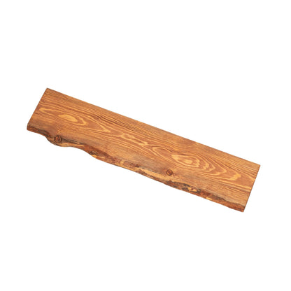RESTORE Sunset Cedar 36 in. Live Edge Wood Shelf (Wood Only) by PIPE DECOR