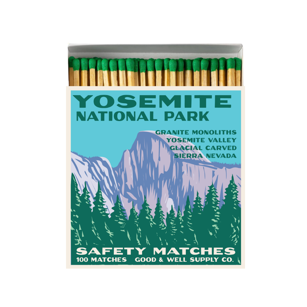 Yosemite Vintage National Park Cabin Matches by Good & Well Supply Co.