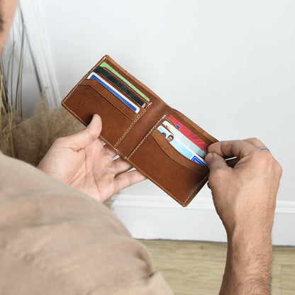 Paulson Bi-fold Wallet by Classy Leather Bags