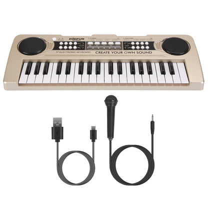 iMounTEK 37-key kids electronic keyboard with microphone, view 5