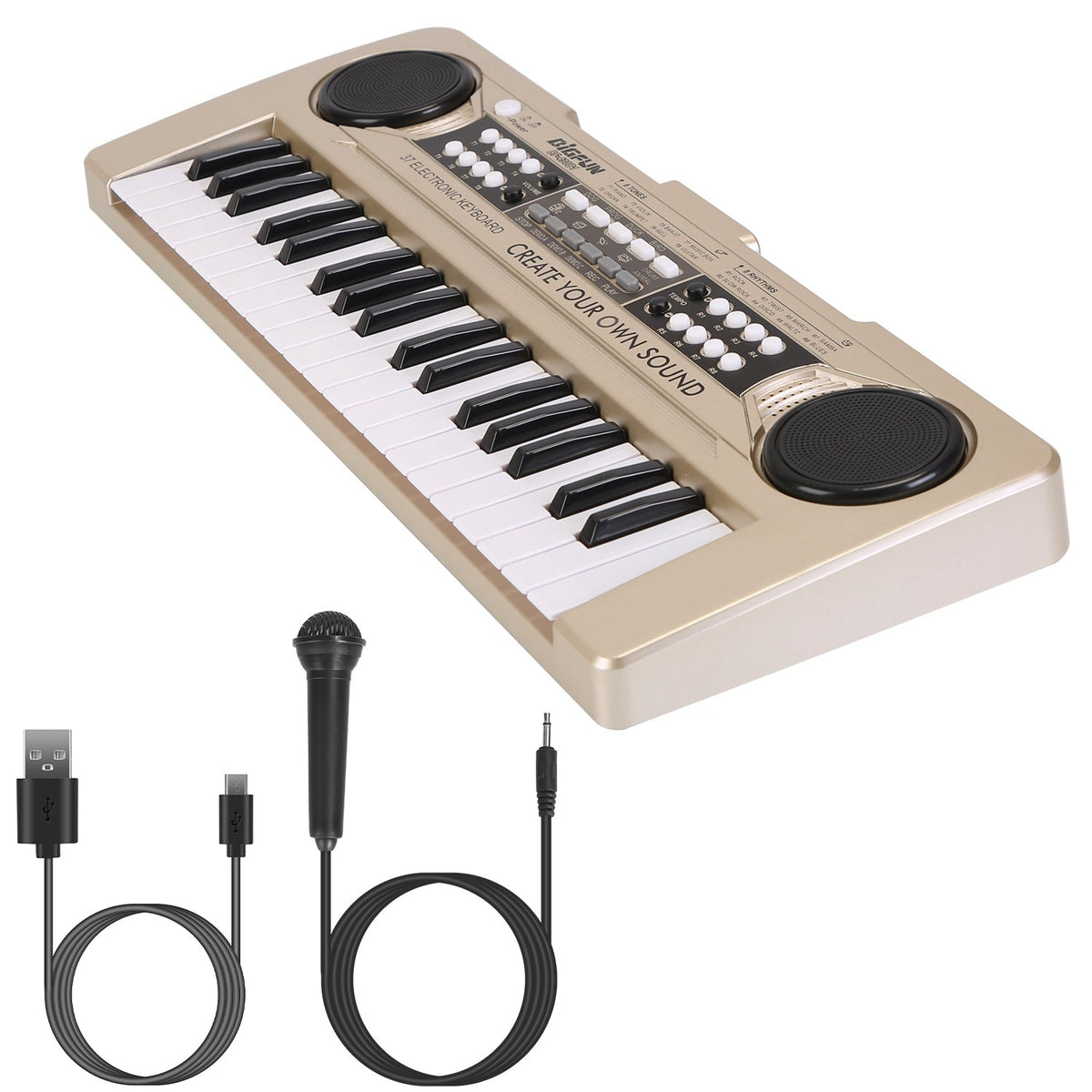 iMounTEK 37-key kids electronic keyboard with microphone, view 6