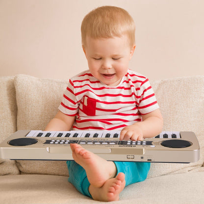 iMounTEK 37-key kids electronic keyboard with microphone, view 2