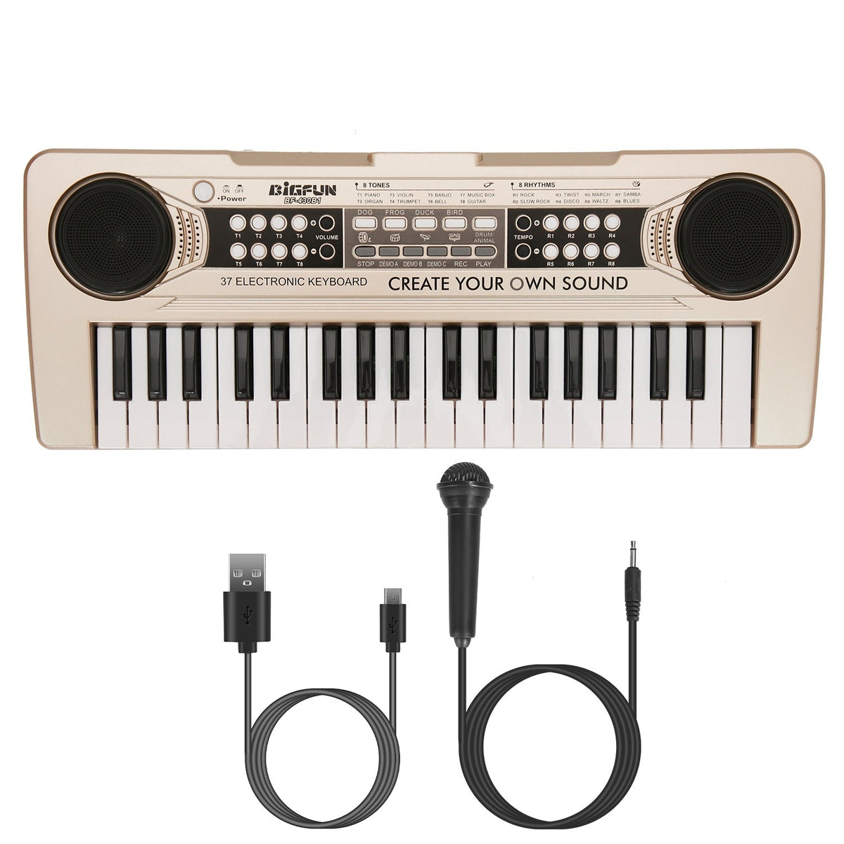 iMounTEK 37-key kids electronic keyboard with microphone