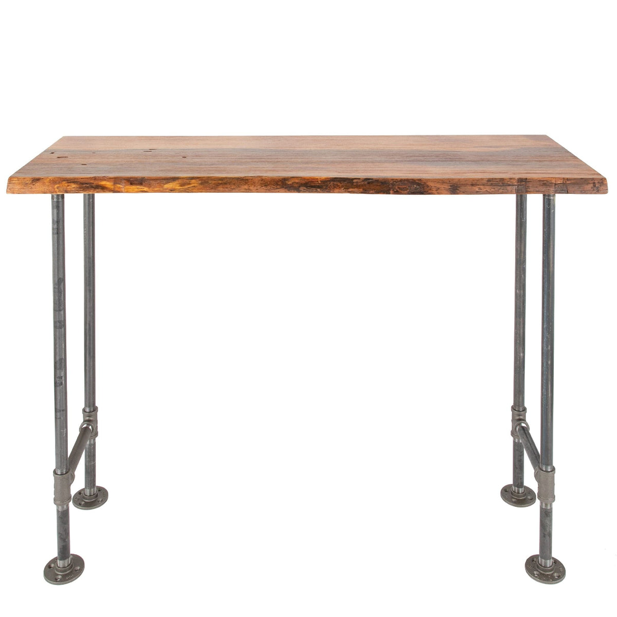 RESTORE Sunset Cedar Solid Live Edge Wood Console Table by PIPE DECOR