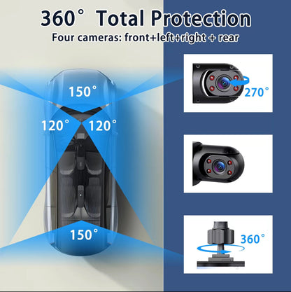 FullScope 4-Way Dash Cam by V.I.P Digital Presence