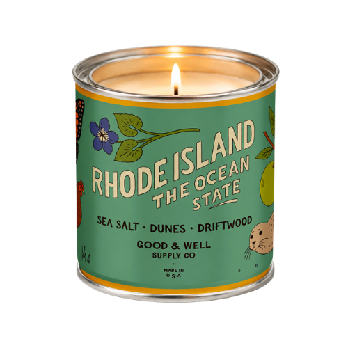 Rhode Island State Candle by Good & Well Supply Co.