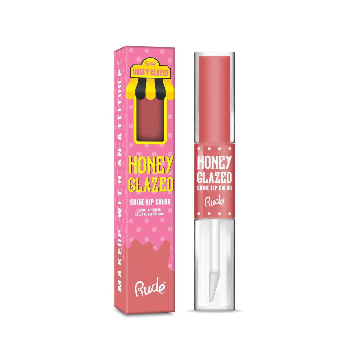 RUDE Honey Glazed Shine Lip Color - Jelly-Filled by Avera Group