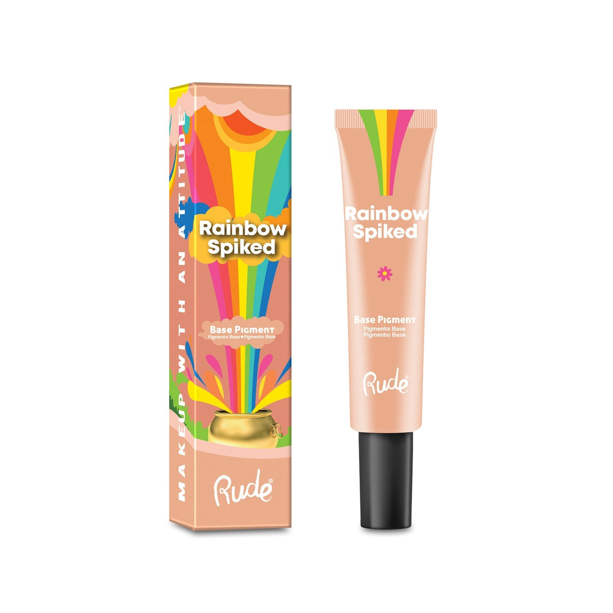 RUDE Rainbow Spiked Vibrant Colors Base Pigment - Light by Avera Group