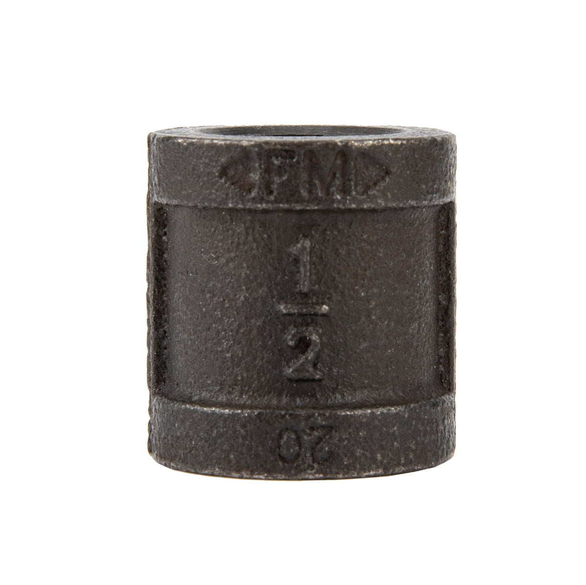 Noir by PIPE DECOR 1/2 in. prefinished matte black coupling pipe fitting