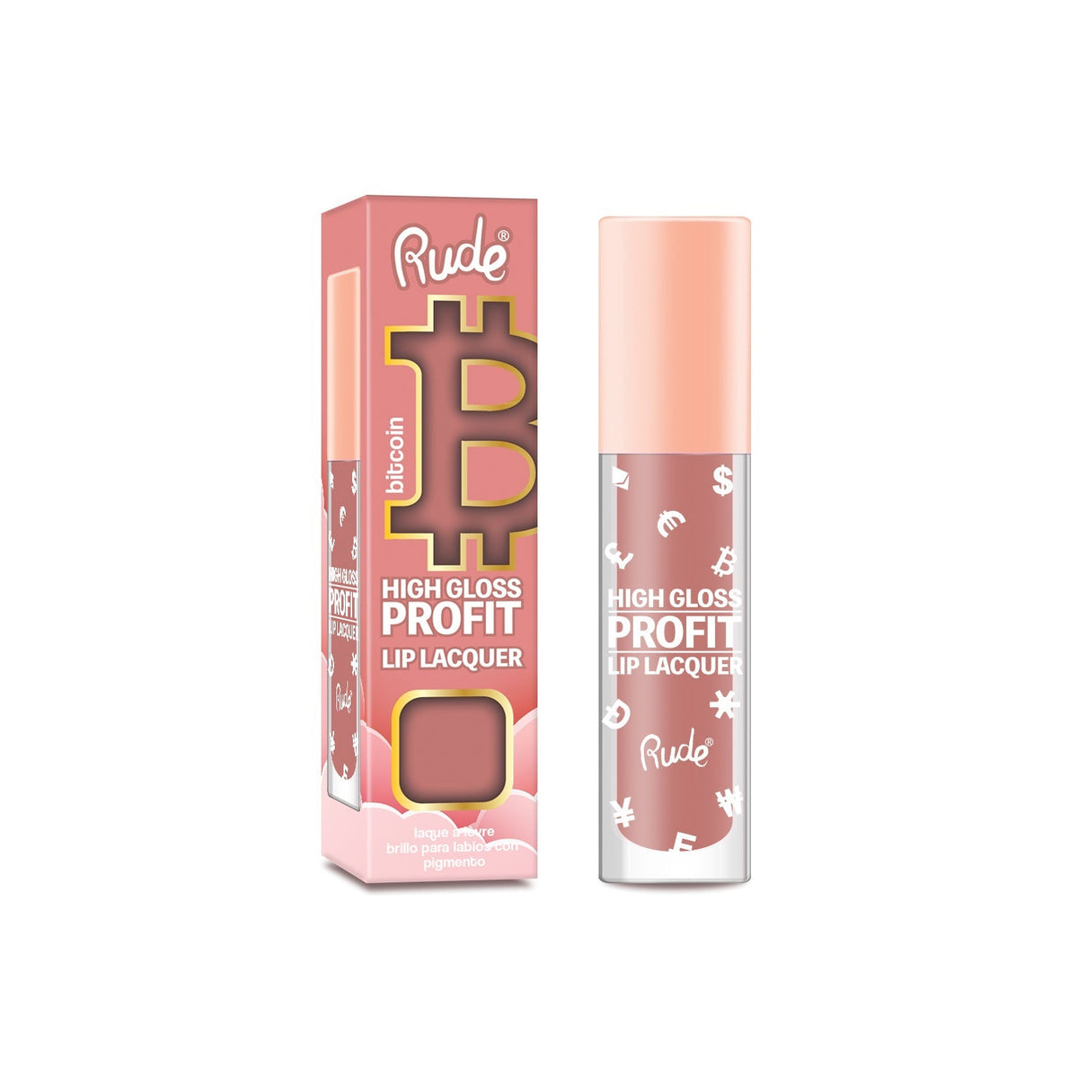 RUDE High Gloss Profit Lip Lacquer - Bitcoin by Avera Group