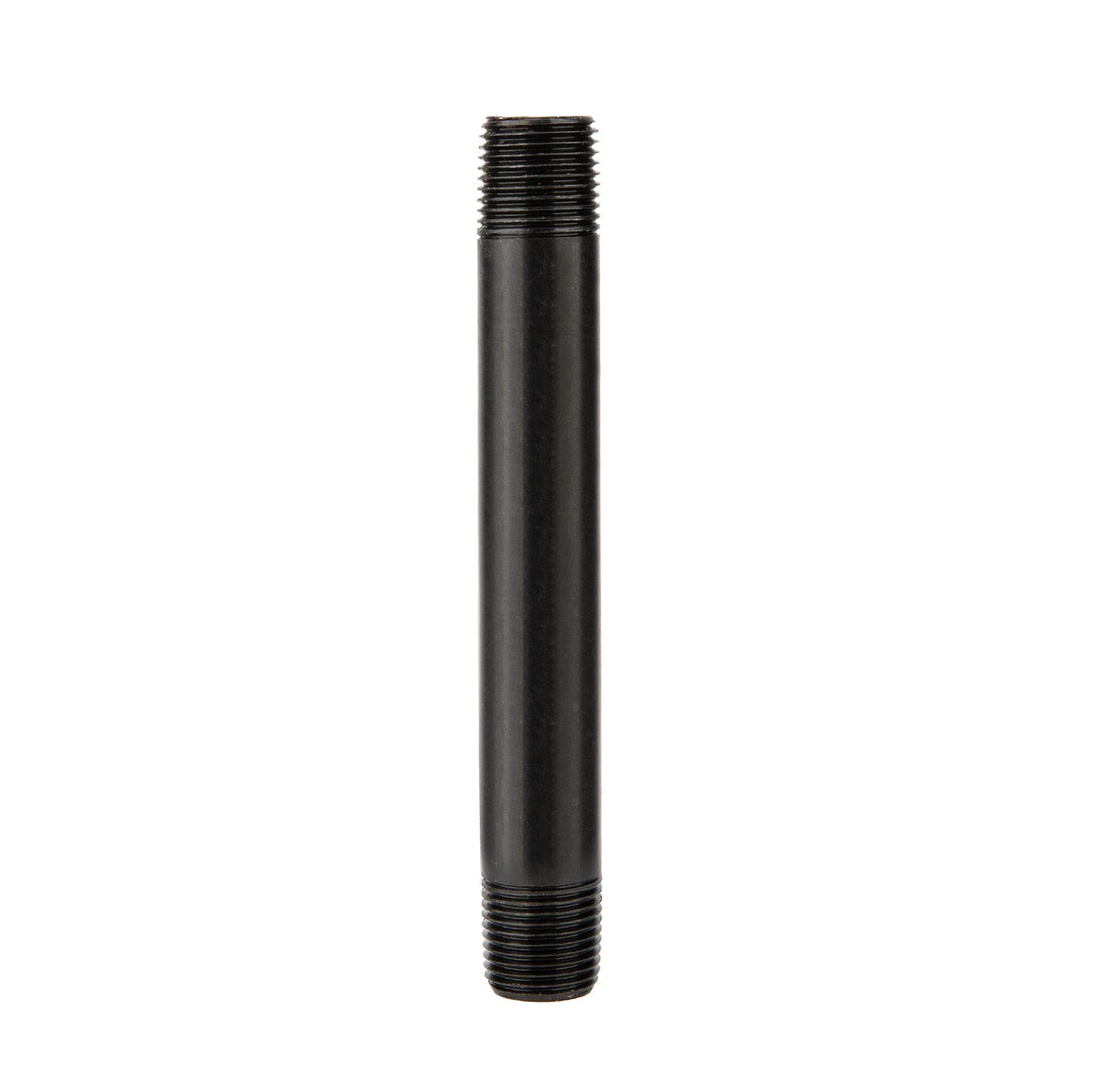 Noir by PIPE DECOR 1/2 in. x 6 in. prefinished matte black steel pipe
