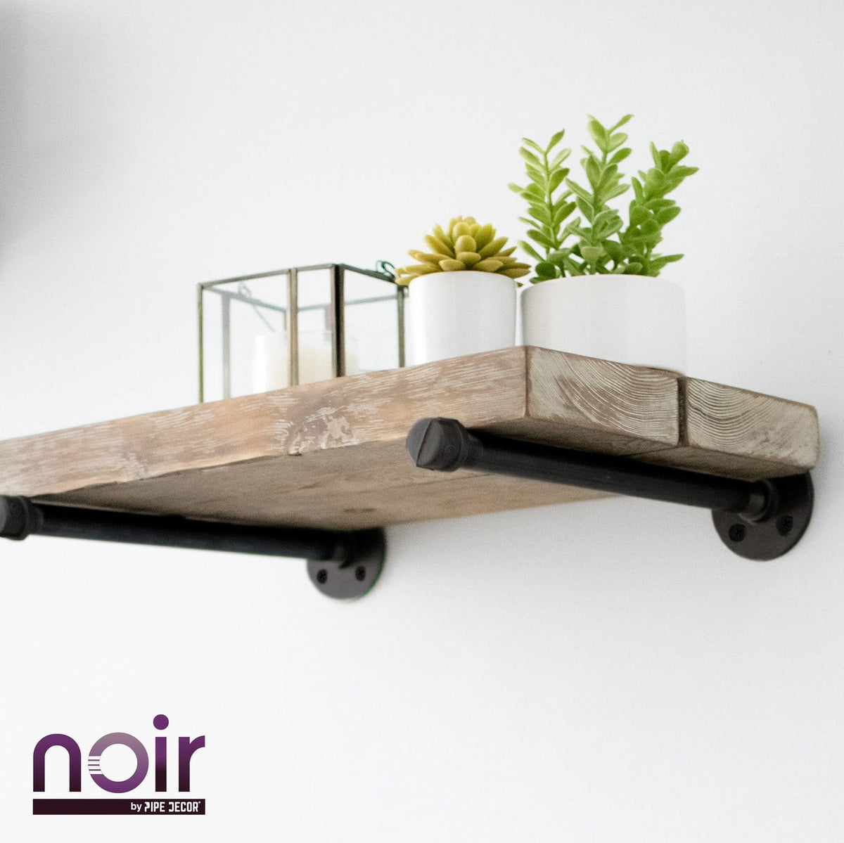 Noir by PIPE DECOR 1/2 in. x 6 in. prefinished matte black steel pipe, view 10