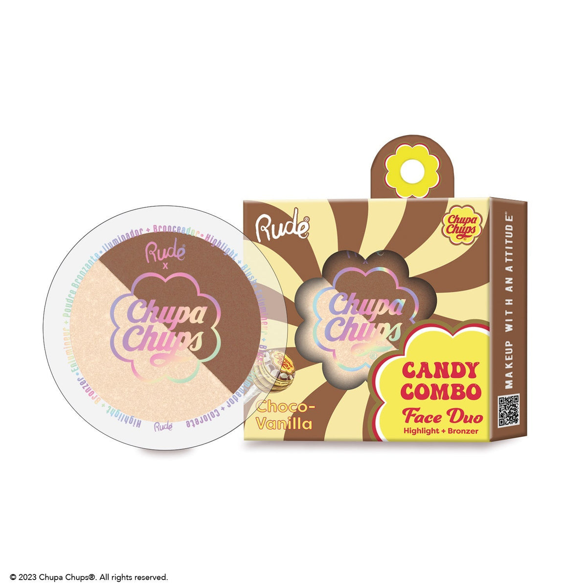 RUDE Chupa Chups Candy Combo Face Duo - Choco-Vanilla by Avera Group