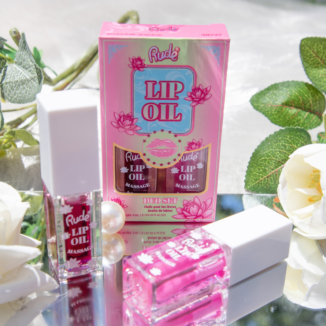 RUDE Lip Oil Massage Duo by Avera Group