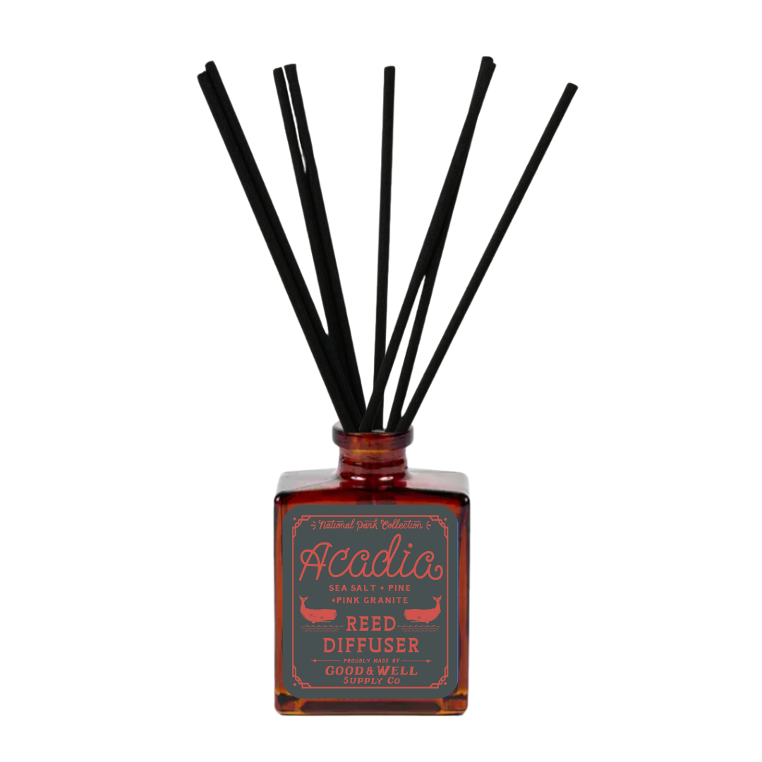Acadia National Park Reed Diffuser by Good & Well Supply Co.
