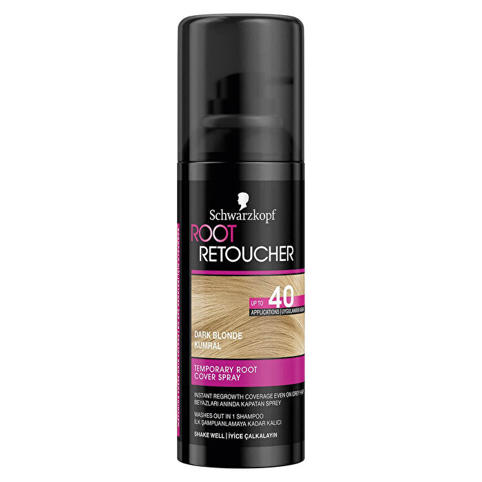Root Retoucher Hair Color Dark Blonde - 4.06 oz | Instant Coverage by Beauty Care Bag