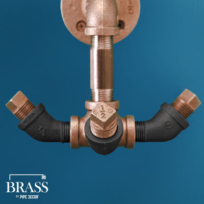PIPE DECOR 1/2 in. x 6 in. red brass pipe, view 9