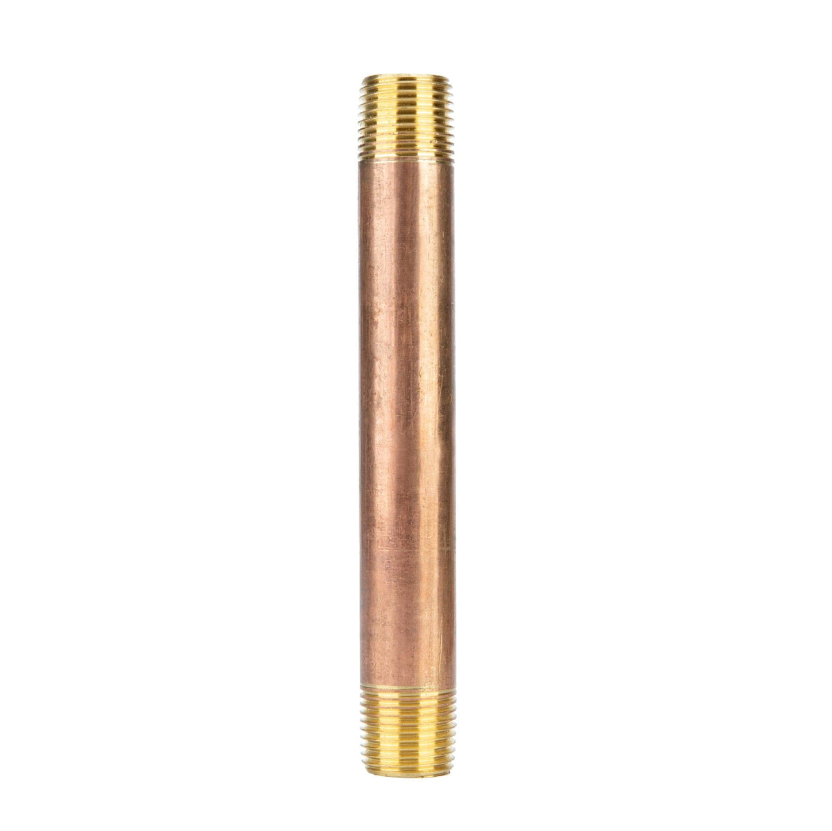 PIPE DECOR 1/2 in. x 6 in. red brass pipe