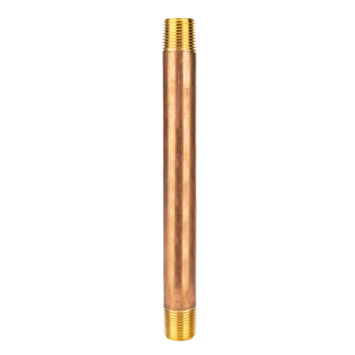 PIPE DECOR 1/2 in. x 8 in. red brass pipe