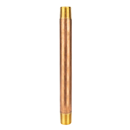 PIPE DECOR 1/2 in. x 8 in. red brass pipe
